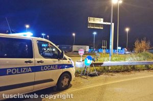 Viterbo - Segnaletica all'accesso alla SS 675 Orte - Civitavecchia