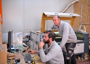 Marco Poleggi e Claudio Dell'Otto di Futurlegno