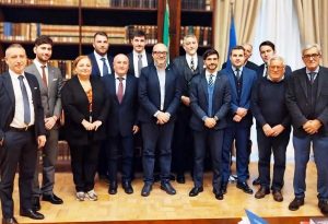 Il sindaco di Soriano nel Cimino, Roberto Camilli, al ministero della Cultura