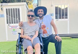 Italo Leali con Marco Mengoni