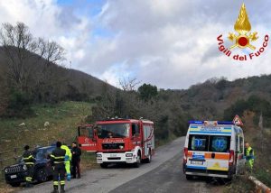 Ricerca a persona sulla strada tra Santa Severa e Tolfa