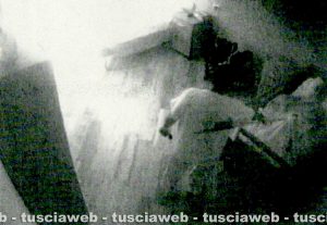 Latera - Casa di riposo degli orrori - Infieriva su una ottantenne con un manico di scopa - L'immagine della violenza tratta dai video girati a Villa Daniela