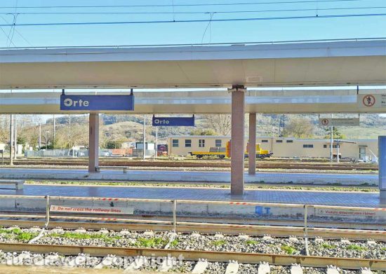 Orte - La stazione ferroviaria