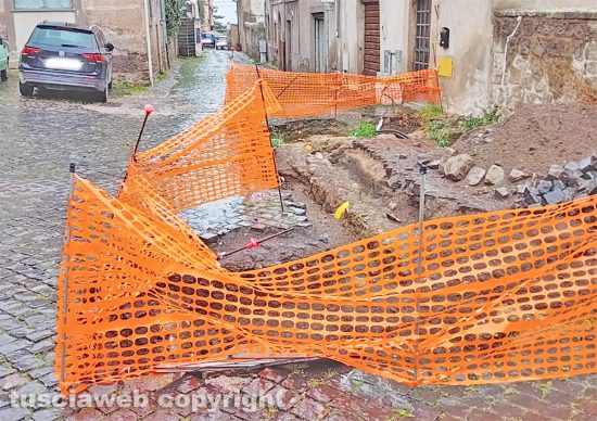 Viterbo - Cantiere in Largo Scotolatori