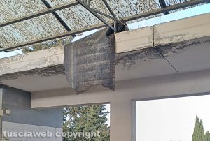 Viterbo - Degrado e abbandono al cimitero nuovo