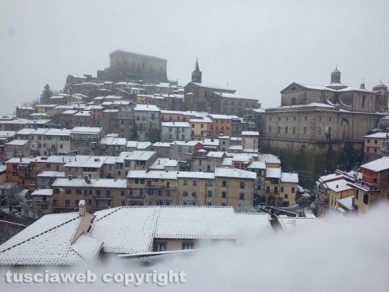 Soriano nel Cimino - La nevicata del 2017