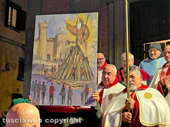 Il focarone di Sant'Antonio a Bagnaia