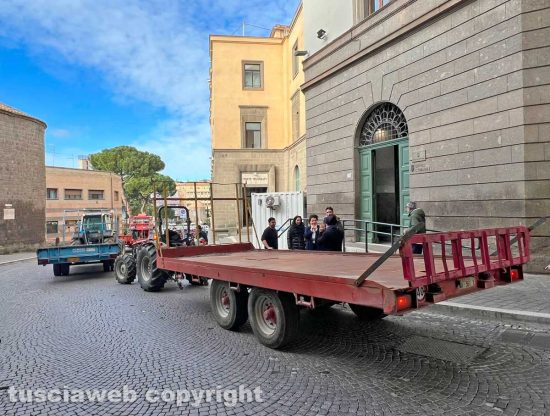 Viterbo - Le prove per il Carnevale viterbese