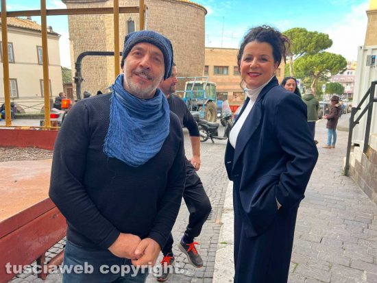 Viterbo - Le prove per il Carnevale viterbese - Lucio Matteucci e Chiara Frontini