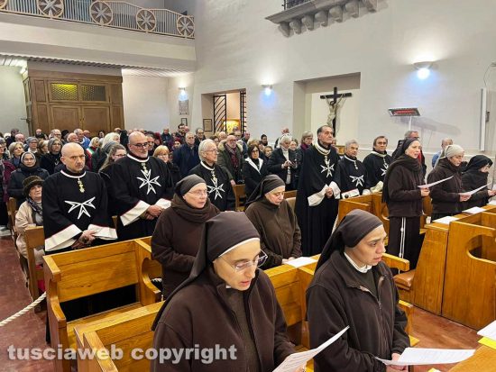 Viterbo - La messa per la solennità di santa Giacinta Marescotti