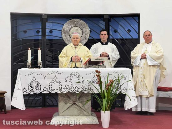 Viterbo - La messa per la solennità di santa Giacinta Marescotti
