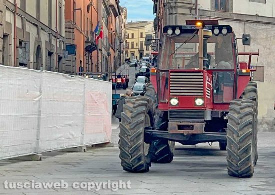Viterbo - Le prove per il Carnevale viterbese in piazza del Comune