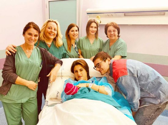 Cèline la prima nata all’ospedale San Paolo di Civitavecchia