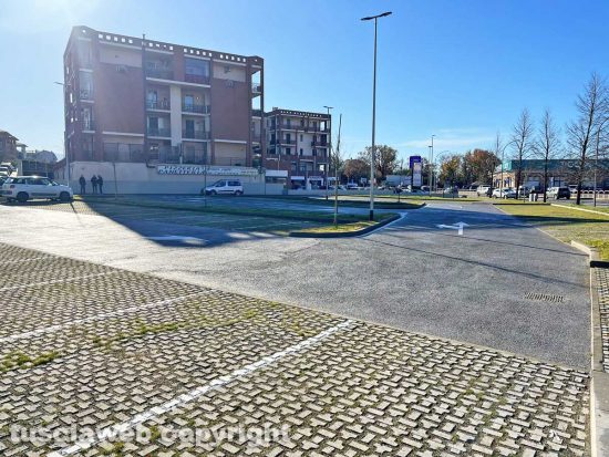 Viterbo - Inaugurazione del nuovo parcheggio di auto al Pilastro