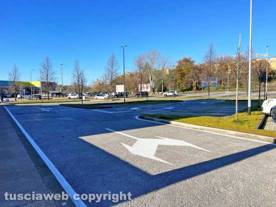 Viterbo - Inaugurazione del nuovo parcheggio di auto al Pilastro