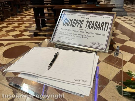 Viterbo - La Quercia - I funerali di Giuseppe Trasarti