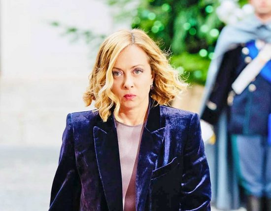 La premier Giorgia Meloni