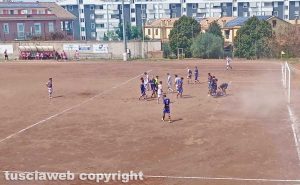 Pianoscarano-A. Capranica nella gara del turno preliminare di Coppa Italia dello scorso settembre