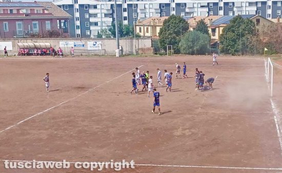 Pianoscarano-A. Capranica nella gara del turno preliminare di Coppa Italia dello scorso settembre
