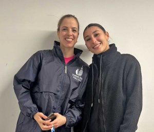 Da sinistra: Carolina Kostner e Letizia Ciccioli