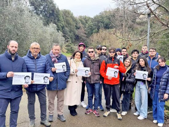 Viterbo - Gioventù nazionale ripulisce il parco pubblico in via Tullio Cima