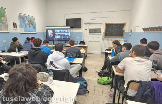 Italo Leali incontra i ragazzi del liceo scientifico di Ronciglione