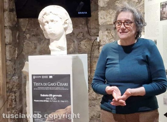 Nepi - La testa di Gaio Cesare torna al suo splendore, il restauro presentato al museo civico