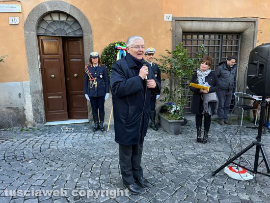 Viterbo - Cerimonia commemorativa del Giorno della memoria - Il vescovo Orazio Francesco Piazza