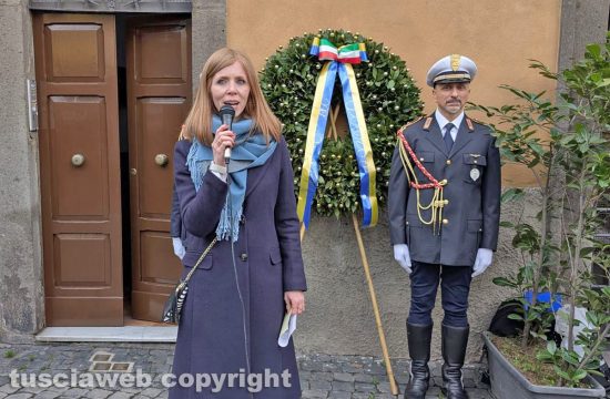 Viterbo - Cerimonia commemorativa del Giorno della memoria - Valeria Monacelli