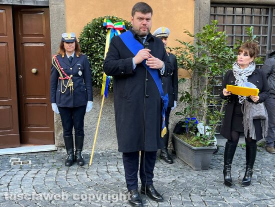 Viterbo - Cerimonia commemorativa del Giorno della memoria - Alessandro Romoli