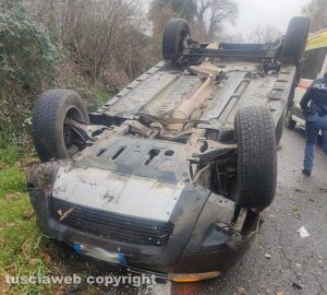 Viterbo - Incidente sulla Cimina