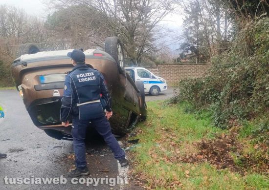 Viterbo - Incidente sulla Cimina