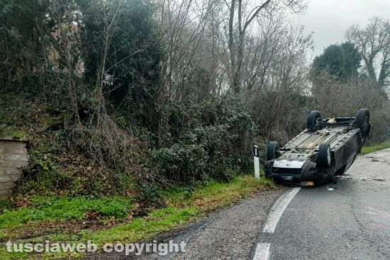 Viterbo - Incidente sulla Cimina