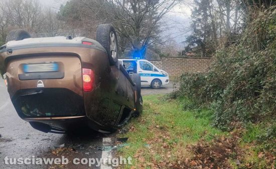 Viterbo - Incidente sulla Cimina
