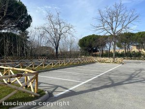 Viterbo - Il parcheggio sulla Teverina
