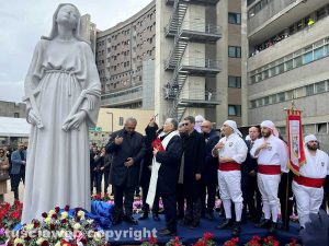 L'inaugurazione della nuova ala dell'ospedale Santa Rosa - Il vescovo Piazza