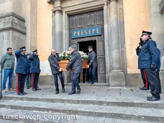 Viterbo - Bagnaia - Il funerale del carabiniere Rosario Paolini