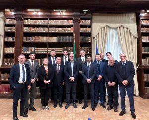 Sindaci della Tuscia e Mauro Rotelli dal ministro Giuli