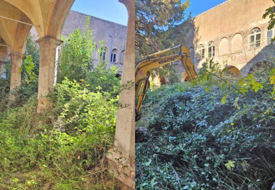Viterbo - Sopralluogo di FdI al complesso di San Simone e Giuda