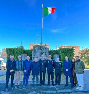 Viterbo - La visita della delegazione di FdI al comando provinciale dei carabinieri