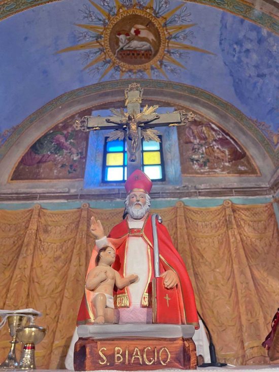 Bassano in Teverina - Statua di San Biagio