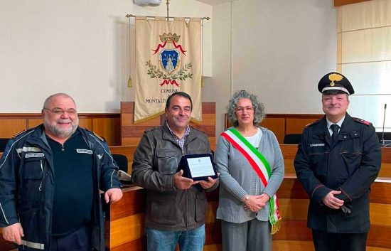 Montalto di Castro - L'appuntato Pasquale Di Muccio va in pensione