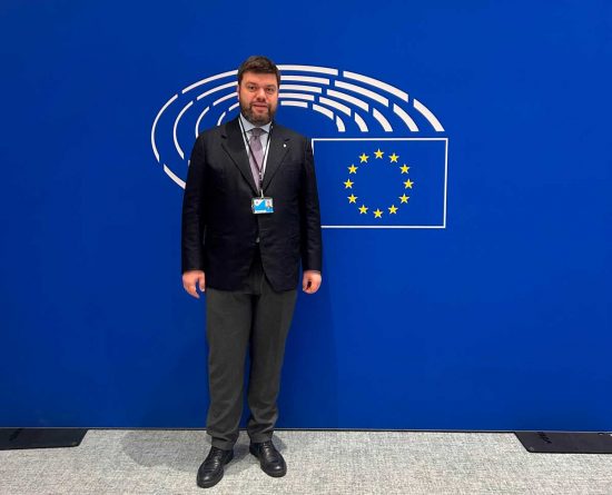Alessandro Romoli al Parlamento Europeo per la sessione plenaria del Comitato delle Regioni