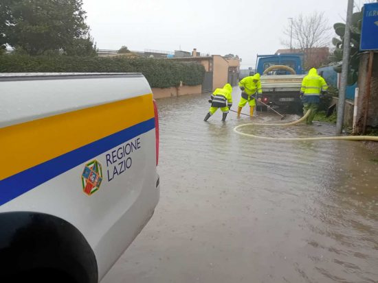 Maltempo a Tarquinia: allagamenti e disagi in via Vecchia della stazione