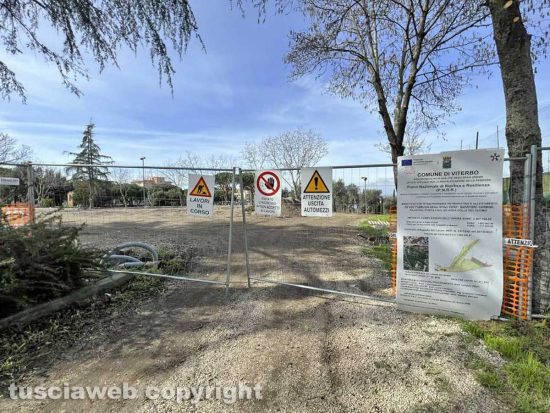 Viterbo - Il cantiere Pnrr di Valle Faul