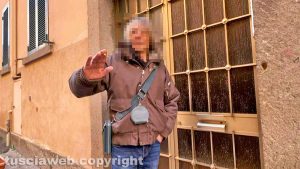 Viterbo - Marco, una delle persone sfrattate a San Faustino