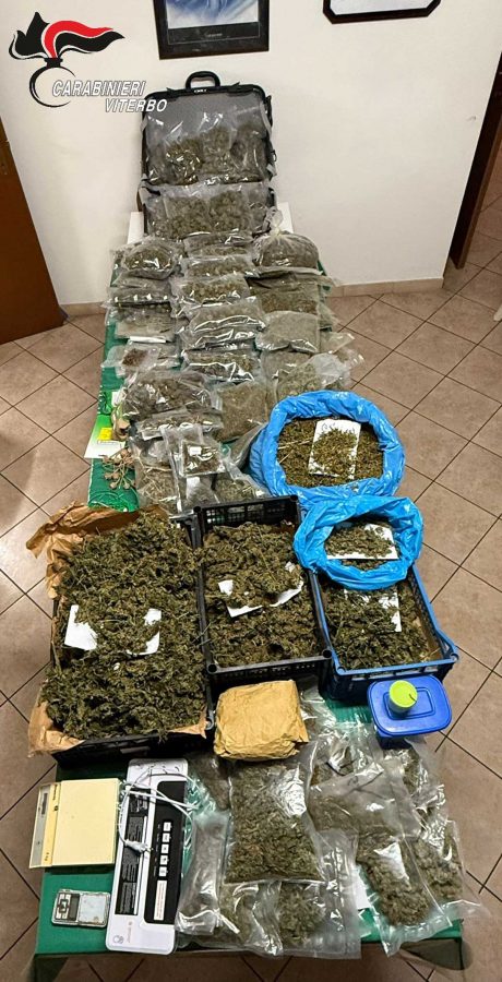 Controlli sulla provinciale Ortana - La marijuana sequestrata 