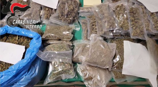 Controlli sulla provinciale Ortana - La marijuana sequestrata 