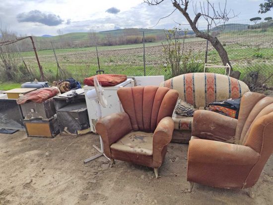 Maltempo a Tarquinia - La casa di Stefano Viscarelli e Suhara