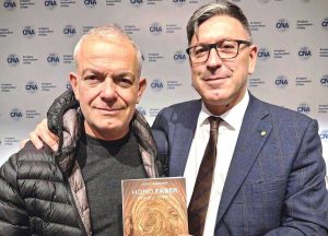 Alessio Gismondi con il presidente nazionale Cna Dario Costantini